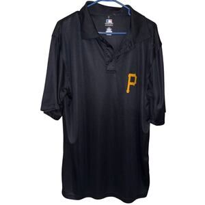 MLB Genuine Merchandise Pittsburgh Pirates men’s embroidered polo shirt NWT (LT)
